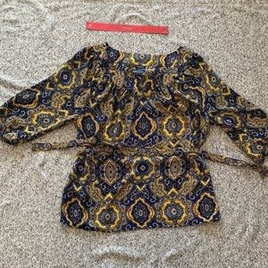 Ann Taylor Paisley Blouse